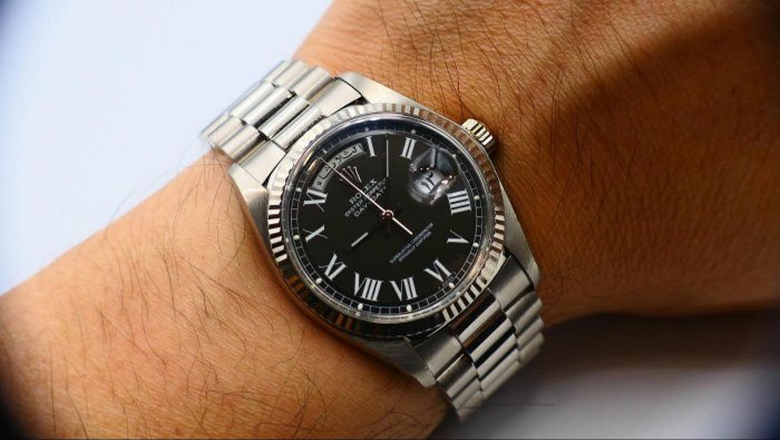 【美好時光】拍賣會等級ROLEX 1803 盒單全末代極品!黑面羅馬阿拉伯字盤18038 18238 18239參考