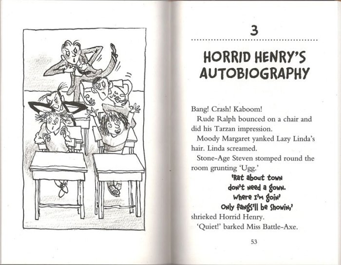 *小貝比的家*HORRID HENRY ROCKS/平裝書+CD/7~12歲 | Yahoo拍賣