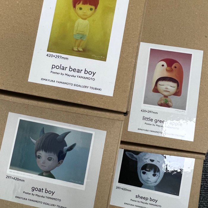 山本麻友香 ミニポスターセット 特装版全4種】山本麻友香 作品集