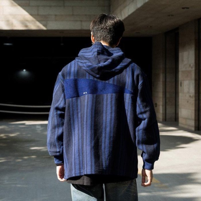希望商店】DESCENDANT BAJA HOODED LS SHIRT 20SS 連帽刺繡鯨魚帽衫 