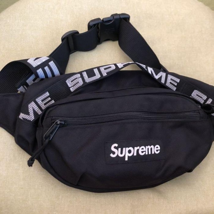 Supreme 18SS 44th Waist bag 腰包黑色側背包斜背包小包| Yahoo拍賣