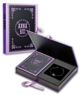 安娜蘇 ANNA SUI禮物書紫戀蝴蝶手鍊 【全新未拆】   161203