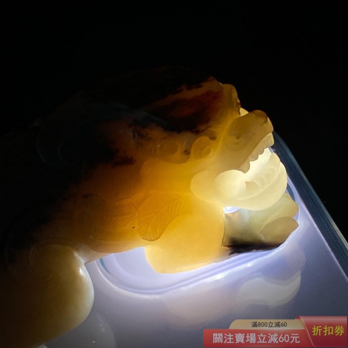 可議價漢代圓雕和田玉瑞獸家父舊藏和田玉料玉質細膩沁色自然雕工老道