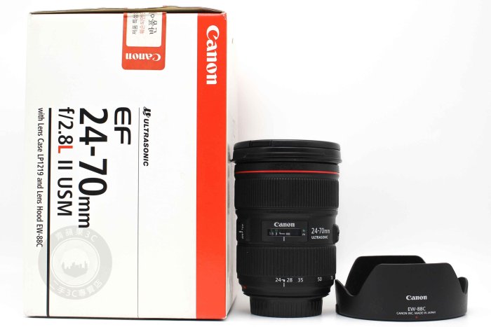 【高雄青蘋果3C】Canon EF 24-70mm f2.8 L II USM 大三元 二手鏡頭#93760