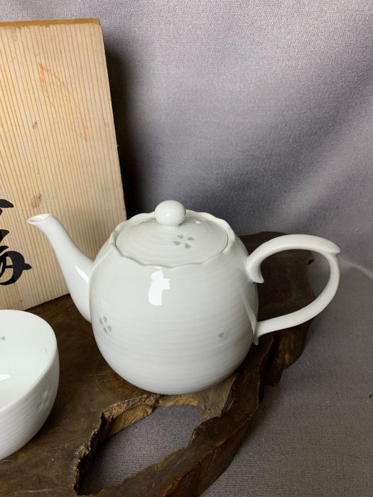 山幸窯玲瓏瓷一壺五杯後手壺茶壺茶杯主人杯五客杯茶具裝茶壺滿容約580