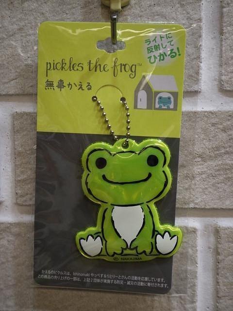 婕的店日本精品~日本帶回~2024 pickles the frog 平安無事系列青蛙反光