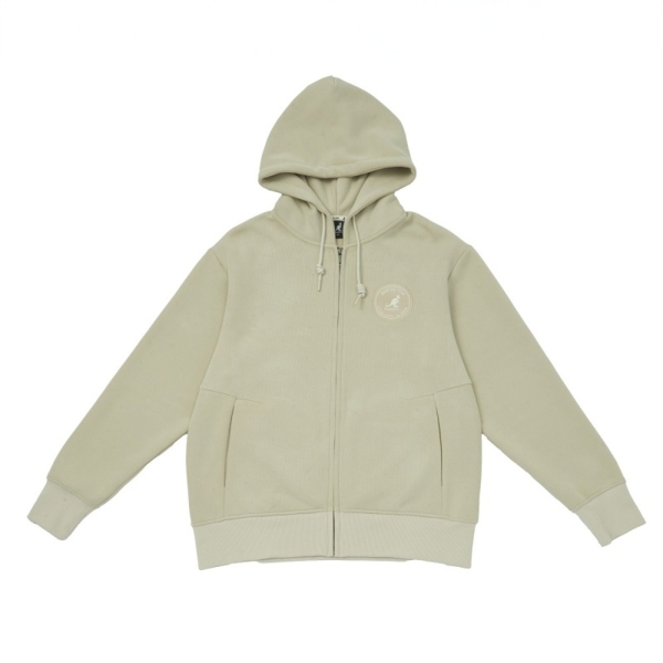 KANGOL 外套 卡其 LOGO 連帽外套 中性 6455140201