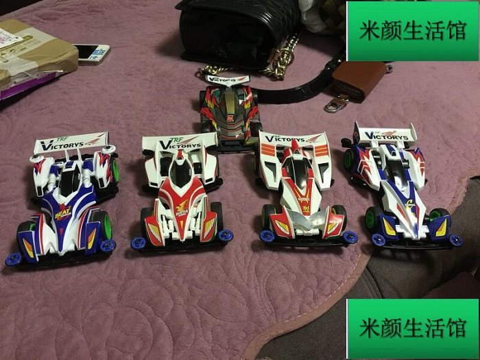 自制田宮款19415四驅車貼紙 勝利隊 颶風音速TRF版 無需剪裁