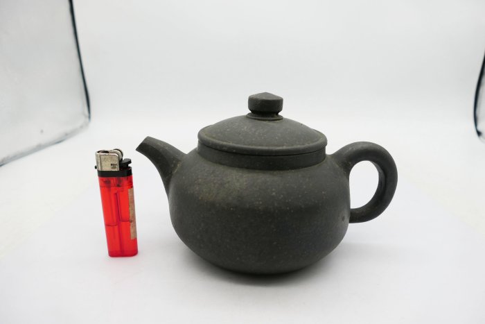 小蔡二手挖寶網) 早期清代陳子畦茶壺茶器易碎總重量約605g 行家自行