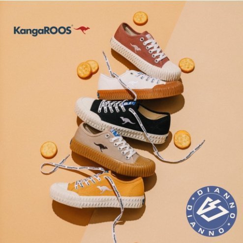 帝安諾 - 實體店面 KangaRoos KANGOL 袋鼠 職人手工硫化鞋 帆布鞋 餅乾鞋?