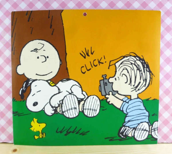 【震撼精品百貨】史奴比Peanuts Snoopy ~卡片 橘拍照