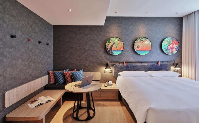 捷絲旅 台南十鼓館 鼓悅兩小床鼓韻一大床房 雙人平日住宿二人不含早 代訂非券 不必寄送面交 游泳池兒童玩樂 仁糖文創園區