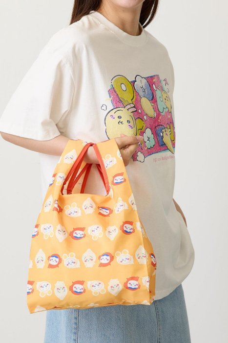 亮亮☆現貨 🇯🇵吉伊卡哇ちいかわ 咖哩 食材圖案 折疊 環保購物袋 收納購物袋 提袋 便當袋