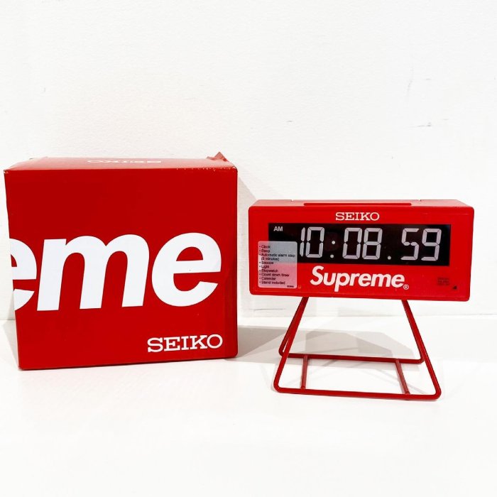 希望商店】Supreme Seiko Marathon Clock 21SS 計時器時鐘鬧鐘
