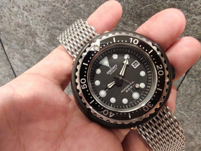 【美好時光】斷捨離！SEIKO精工SBDX011 一千米罐頭改原廠SBDX005面盤、外圈、護甲！個人珍藏品 不玩了