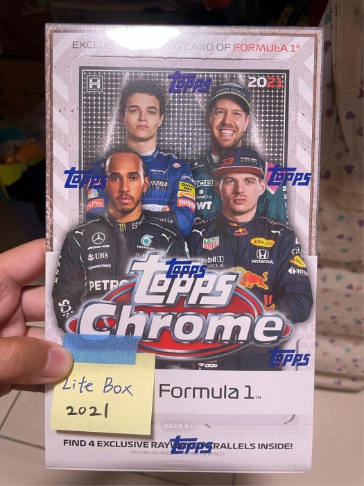 🏎️ 全新盒卡 2021 Topps Chrome Formula 1 Lite Box