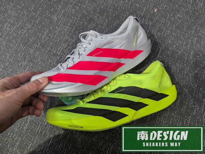 南🔥2025 2月 ADIDAS ADIZERO ADIOS 9 跑鞋 高低差 男款 銀紅IH5746 螢光IH5066