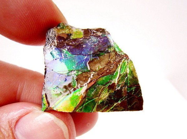 小風鈴~天然頂級七彩斑彩石原礦(重12.5g)又名~發達石.麒麟石(強烈綠光
