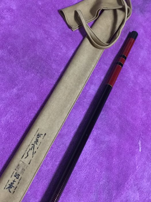 日本製GAMAKATSU がまへらMARKⅡ SS 極硬十五尺振出鯽鯉竿福壽竿紅標極