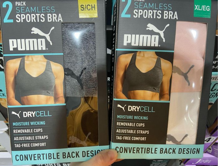 🎉現貨特價！PUMA 女運動內衣兩入組尺寸:S~XL-吉兒好市多COSTCO代購
