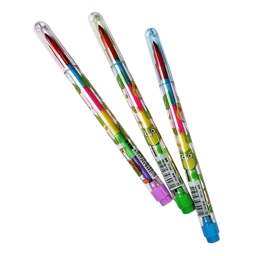 SANDER 聖得 T-1200多彩OWL圓管彩虹筆 X 3支入