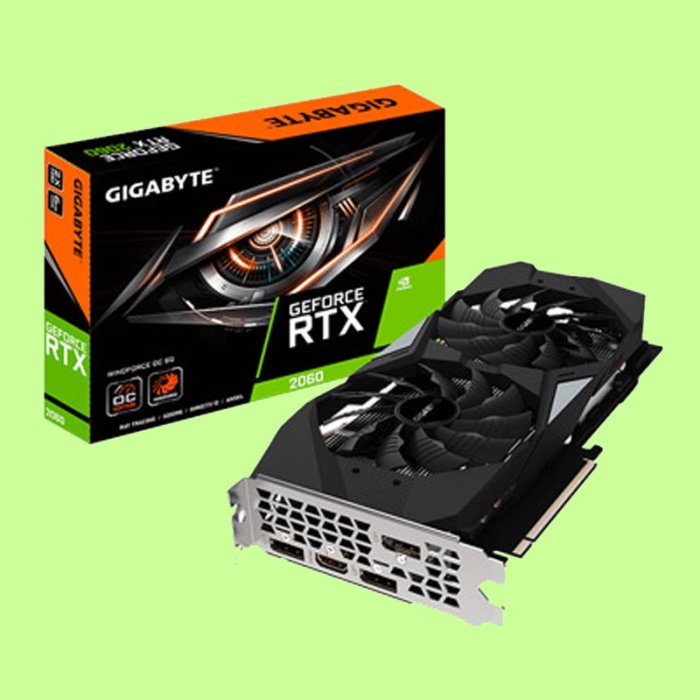 5Cgo【權宇】技嘉 NVIDIA GeForce RTX 2060 WINDFORCE OC 6G顯示卡 3年保 含稅