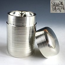 錫茶入 乾茂號造 本錫 茶道具 煎茶道具 清乾茂款海棠形錫茶倉- 沐澤古美術