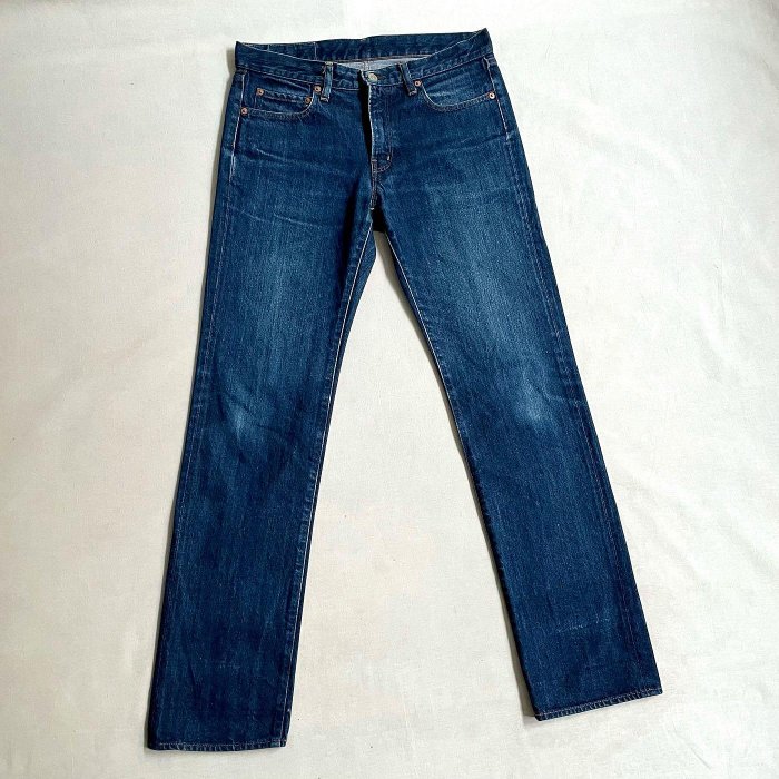 日本製造Blue Blue Japan Okura Denim Jeans 聖林公司藍染純棉丹