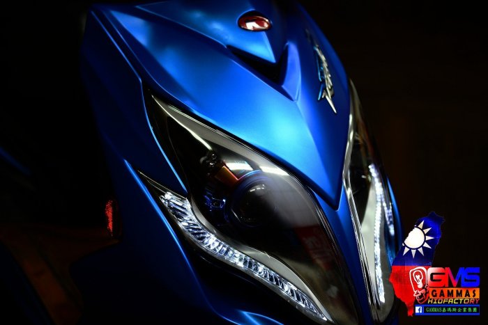 GAMMAS-HID 台中廠 KYMCO RACING KING 雷霆王180 魚眼GMS6代 LED光圈 天使眼 01