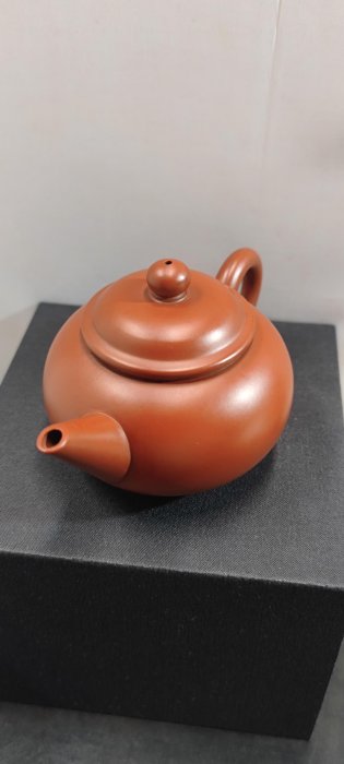 朱泥大紅袍ティーポット 大紅袍紫砂朱泥西施壺｜龍鳳茶堂063