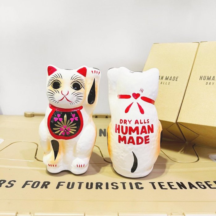 希望商店】HUMAN MADE LUCKY CAT HARIKO FIGURE 22SS 人間製招財