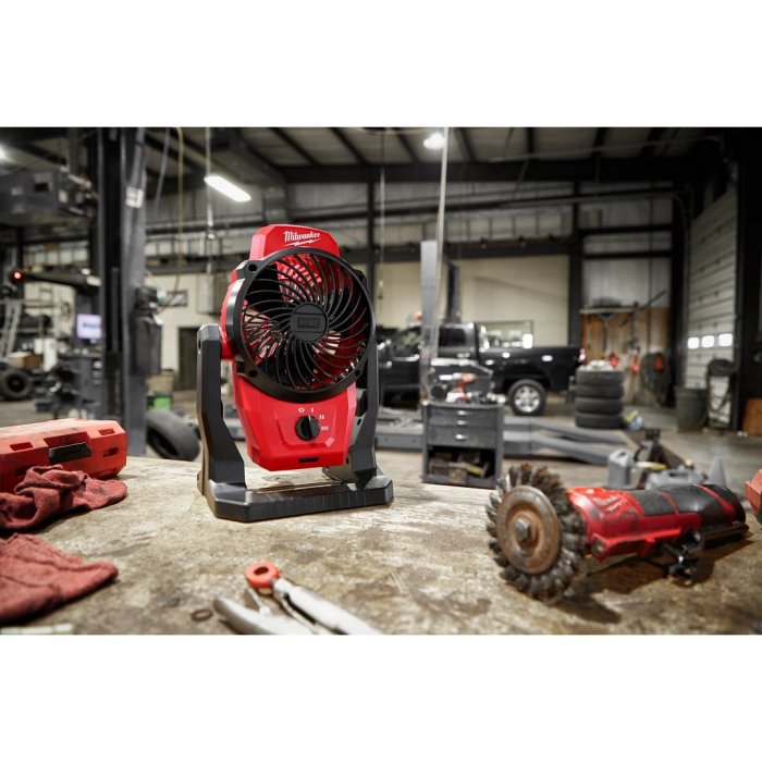 久聯五金*【含發票】美沃奇Milwaukee M12 AF-0 12V鋰電電扇(空機) 充電