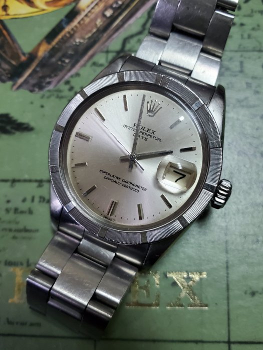 勞力士 1501 十三劃 1500 光圈 機芯1570 自動上鍊 錶徑34mm 各一只 單錶