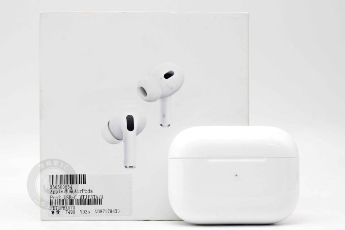 【高雄青蘋果3C】APPLE AirPods Pro 2 USB-C版 A3047 A3048 A2968 二手耳機#99655