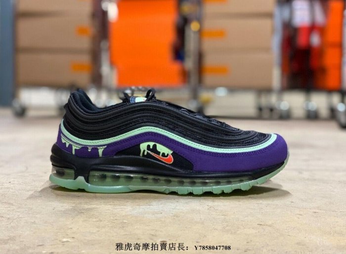 air max 97 halloween on feet