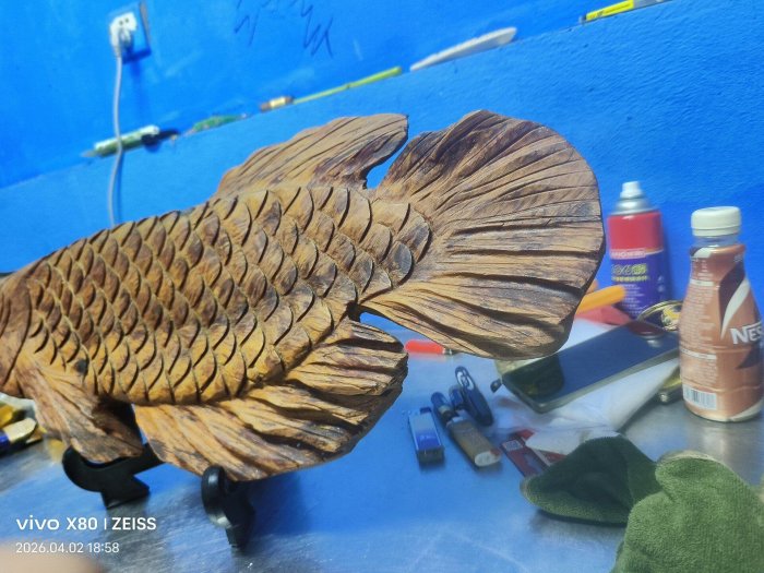 木雕擺飾金龍魚擺件老木雕大型收藏| Yahoo拍賣