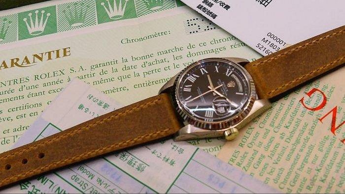 【美好時光】拍賣會等級ROLEX 1803 盒單全末代極品!黑面羅馬阿拉伯字盤18038 18238 18239參考
