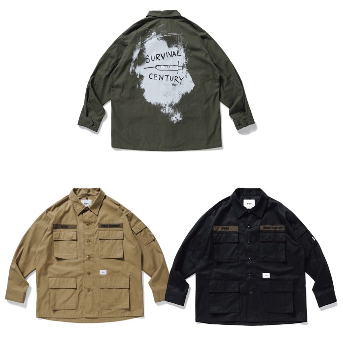 wtaps　jungle　21SS 19AW　２着セット WTAPS ダブルタップス 21SS JUNGLE 02/LS/COTTON.RIPSTOP