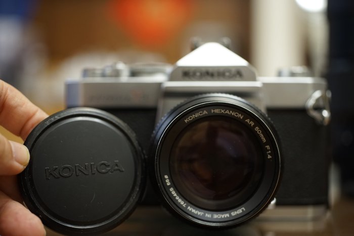 售】Konica Autoreflex T3 重曝加購馳名德味Hexanon AR 50mm F1.4 & F1