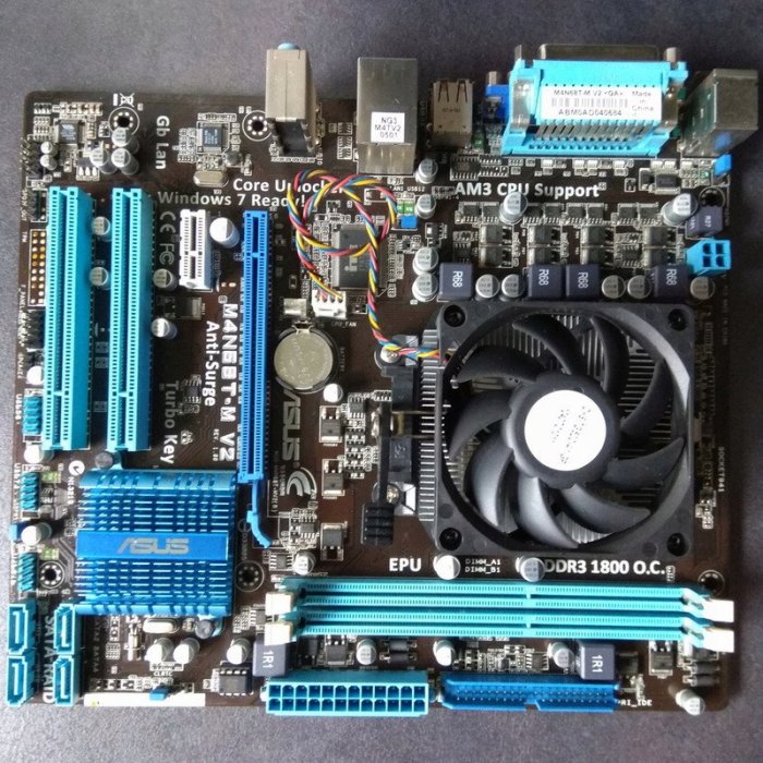 華碩M4N68T-M V2主機板+Athlon II X2