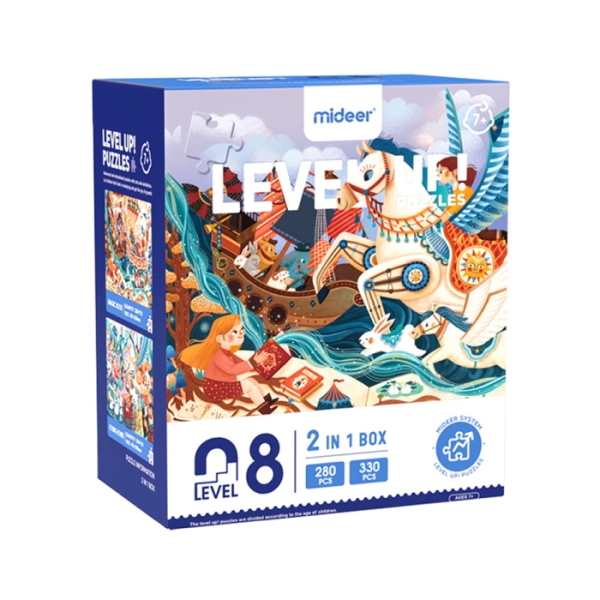 MIDEER 進階式拼圖 LEVEL8(魔法樂園)
