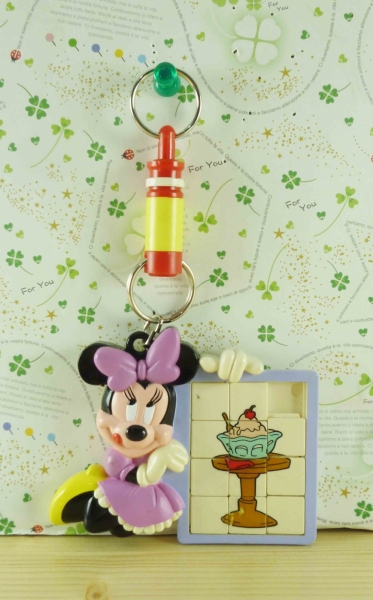 【震撼精品百貨】Micky Mouse 米奇/米妮 ~鑰匙圈-米妮拼圖
