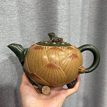 可議價蔣蓉，工藝美術大師，紫砂七老，花器大師，青蛙蓮子，原礦代表