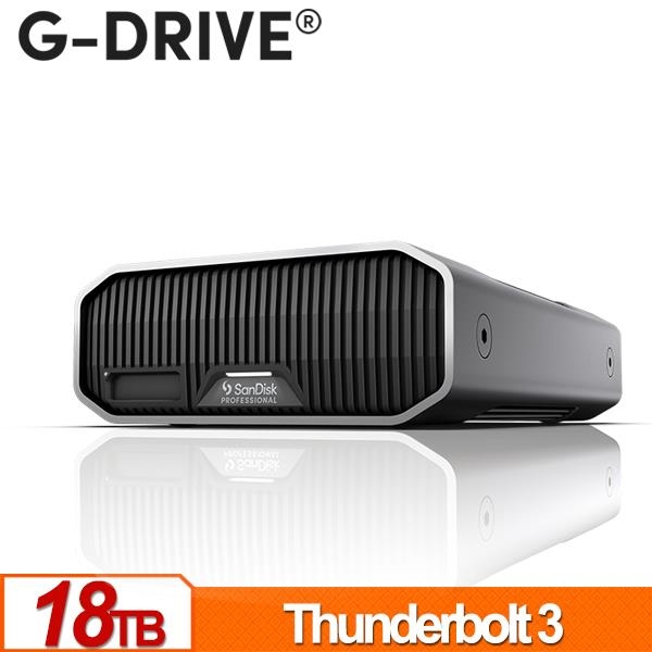 SanDisk Professional G-DRIVE Project 18TB 3.5吋 Thunderbolt 企業級外接硬碟 SDPHG1H-018T-SBAAD