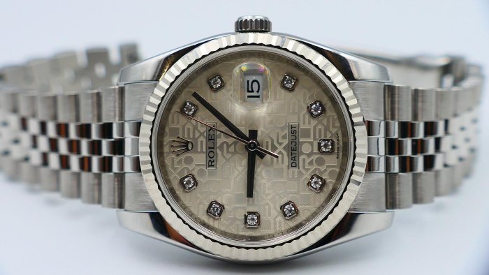 【美好時光】ROLEX勞力士116234包臺大鑽電腦面 單錶一隻錶節全長 ( 16234 126234參考)