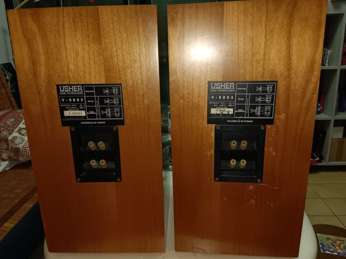 【希少・美品】ＵＳＨＥＲ　Ｖ－９８０３ 雅瑟USHER V-9803喇叭一對| Yahoo拍賣