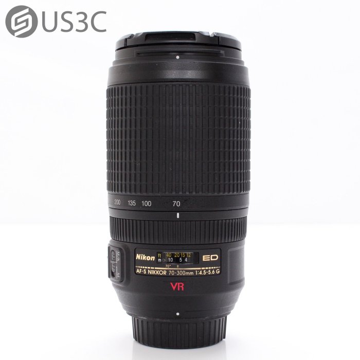 【US3C-台南店】Nikon AF-S 70-300mm F4.5-5.6 G IF ED VR 旅行望遠鏡頭 防手震 超低色散ED鏡片 二手單眼鏡頭