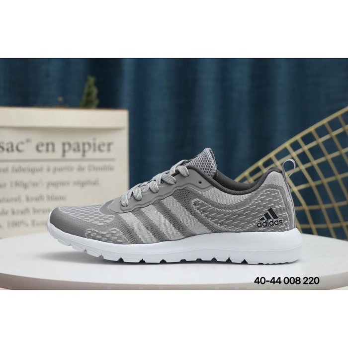 新品 阿迪達斯 ADIDAS CLIMACOOL CM 清風系列 網面透氣輕便慢跑鞋 灰色