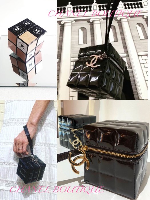 CHANEL シャネル キューブ バッグ パーティーバッグ ポーチ CHANEL シャネル キューブ バッグ パーティーバッグ ポーチ
