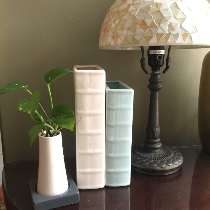 生活工場 書型造型花器/植栽花器/花瓶/陶瓷花器/花插容器瓶/置物筒/桌飾/裝飾/品味居家/書型擺飾品/裝置藝術/擺飾